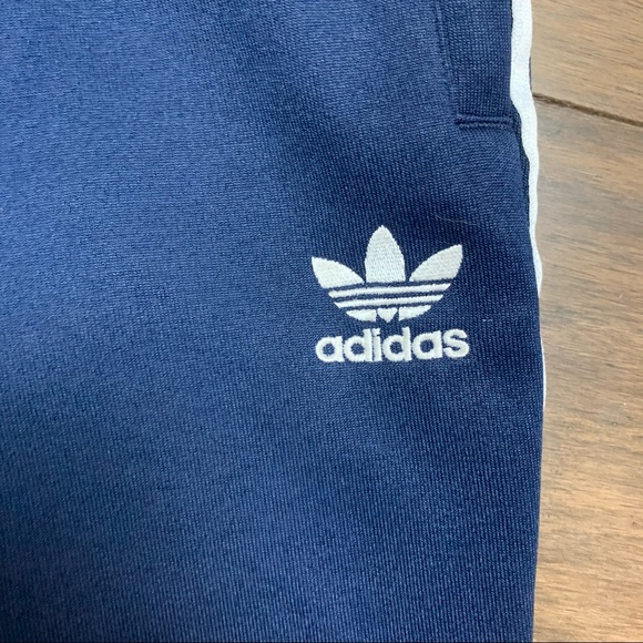 adidas Pants | Adidas Blue White Striped Athletic Jogging Pants | Poshmark